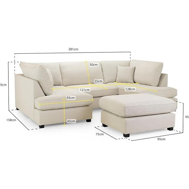 Carnaby Cinema Sofa Bed in Kensington Fabric