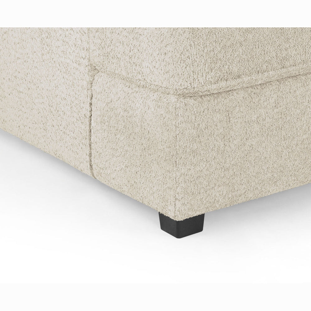 Carnaby Cinema Sofa Bed Beige in Teddy Fabric