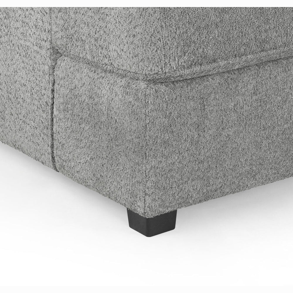 Carnaby Cinema Sofa Bed Grey in Teddy Fabric