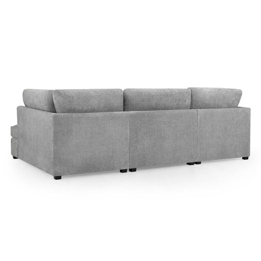 Carnaby Cinema Sofa Bed Grey in Teddy Fabric