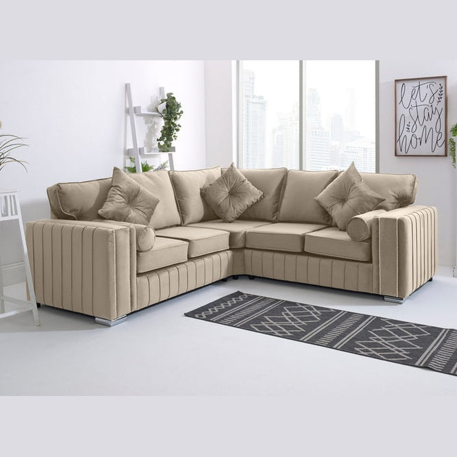 Layla Corner Sofa Cream