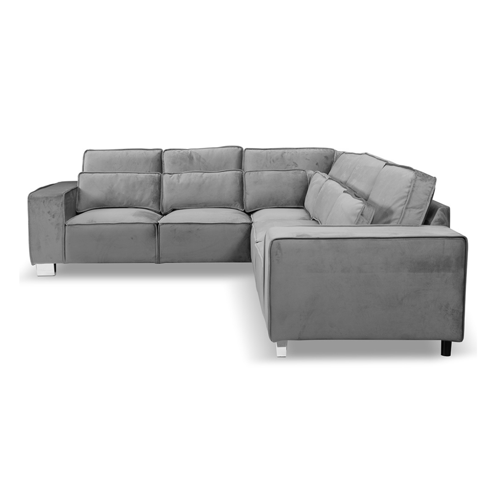 Sloane Luxury Large Double Corner Sofa Plush Velvet