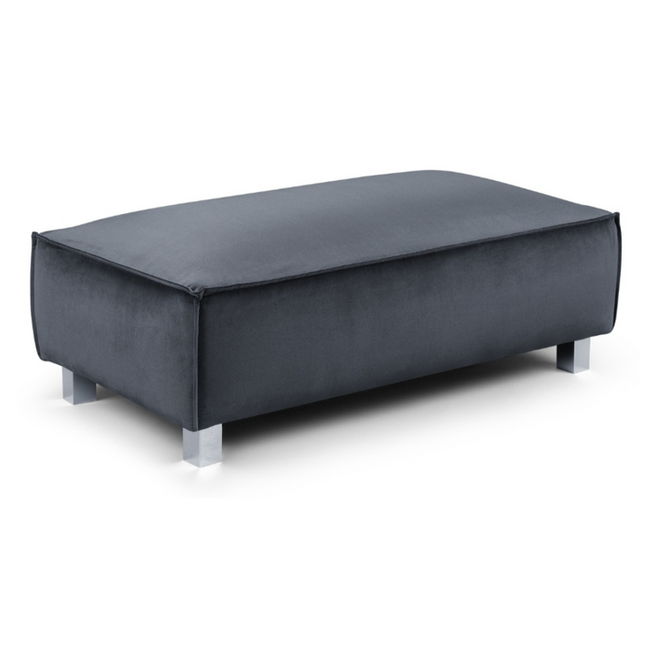Sloane Luxury Large Footstool Black