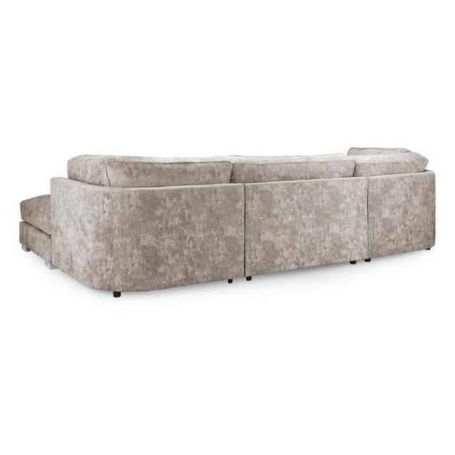 Bishop U Shape Corner Sofa Chenille Mink