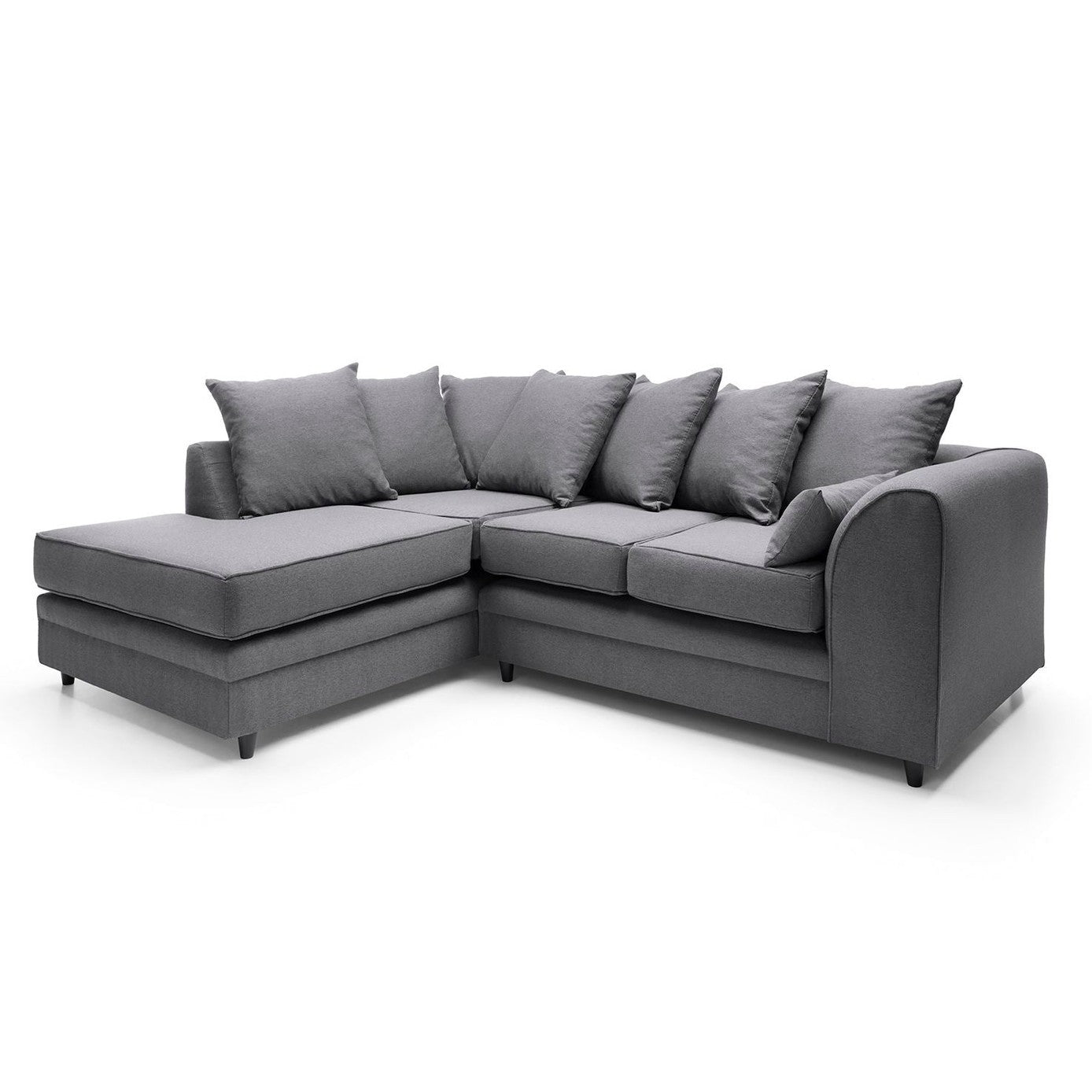 Plush Velvet Corner Sofa
