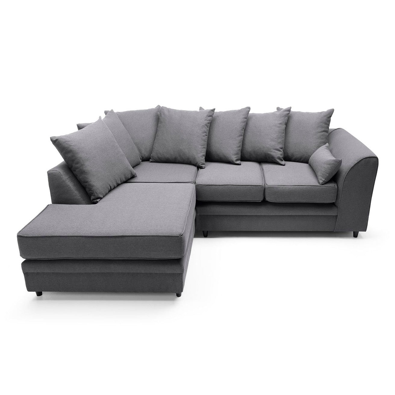 Plush Velvet Corner Sofa