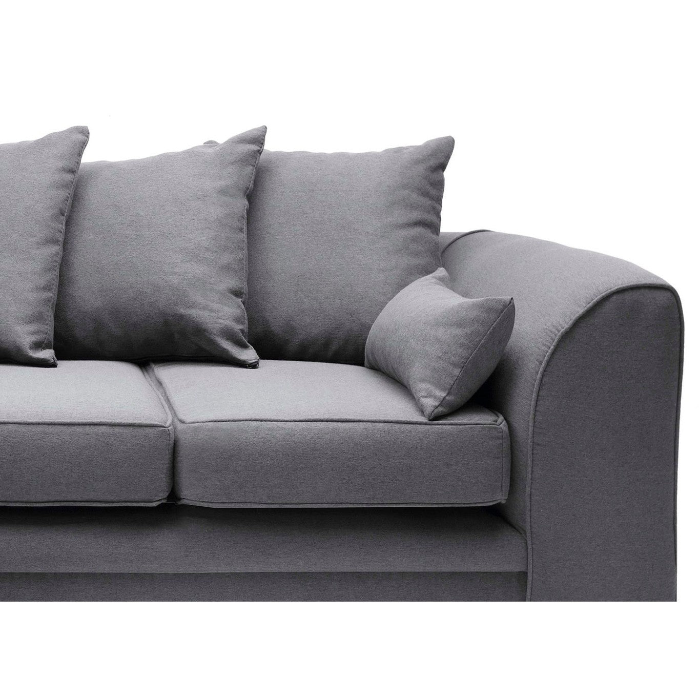 Plush Velvet Corner Sofa