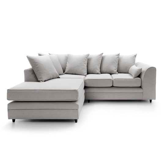 Plush Velvet Corner Sofa